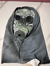 Zombie Apocalyptic Gas Mask With A Hood Halloween Costume