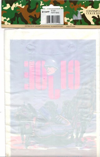 G.I. Joe Birthday Party Goody Bags, 8 Ct, Camo Army Ranger, Loot Treat, Hasbro - Picture 2 of 2