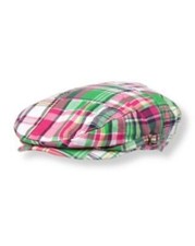 NEW Janie and Jack Anchor Harbor 2T 3 Plaid Madras Newsboy Cap Hat