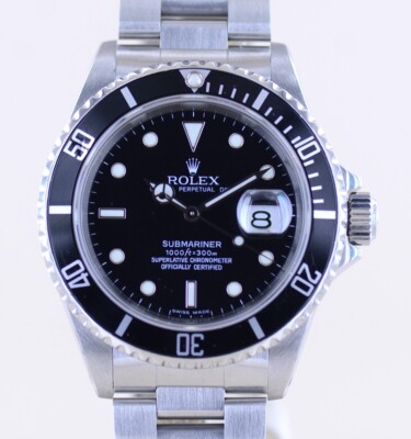 Rolex Uhr Submariner Date 16610 Klassiker N-Serie Diver 1991 Taucheruhr