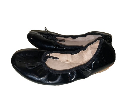 BLOCH Black Patent Leather Ballet Flats 