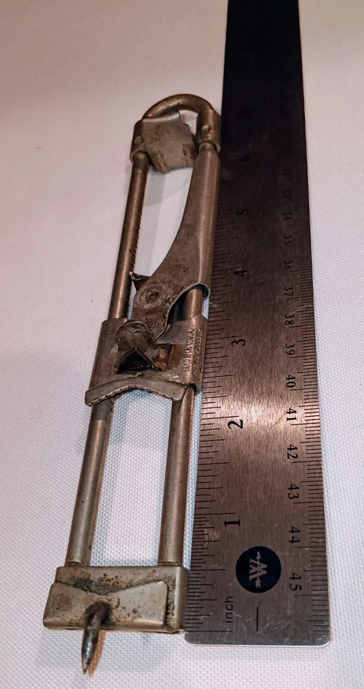 Multi tool 1940's Jar,  Bottle or Can Opener Metal Vintage 1940s Provenance