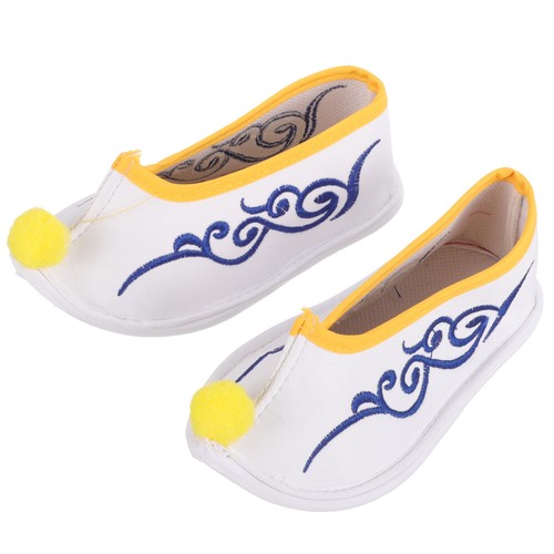 1 Pair Fabric Buddhist Costume Ethnic Shoes Buddhist Supplies - Picture 3 of 12