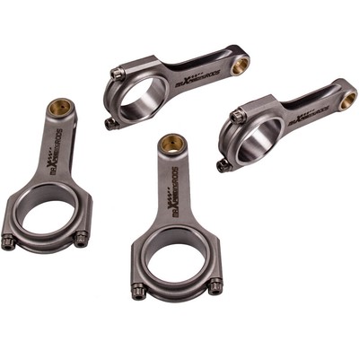 4340 Forged Steel H-Beam Connecting Rods+Bolts For Renault Clio Williams RS F7R