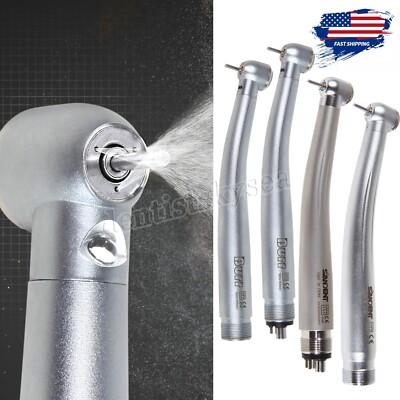 Dental Fiber Optic LED E-generator high speed handpiece Air Turbine 2H/4H UDM