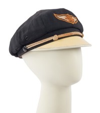 Dusty Hill ZZ Top Owned Harley Davidson Original 1950's Newsboy Hat 6 3/4