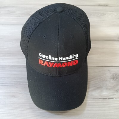 OTTO Strapback Hat Men OSFM Black Carolina Handling Raymond Embroidery Hook Loop