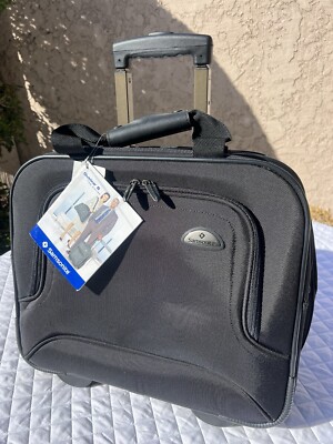 New Samsonite Outline 6 700 Series Black Carry-on Rolling Suitcase Briefcase Bag