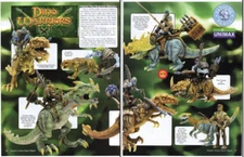 2005 Action Figure Toy 2 PG PRINT AD ART - Dino Warriors Darkthals Neomen Unimax