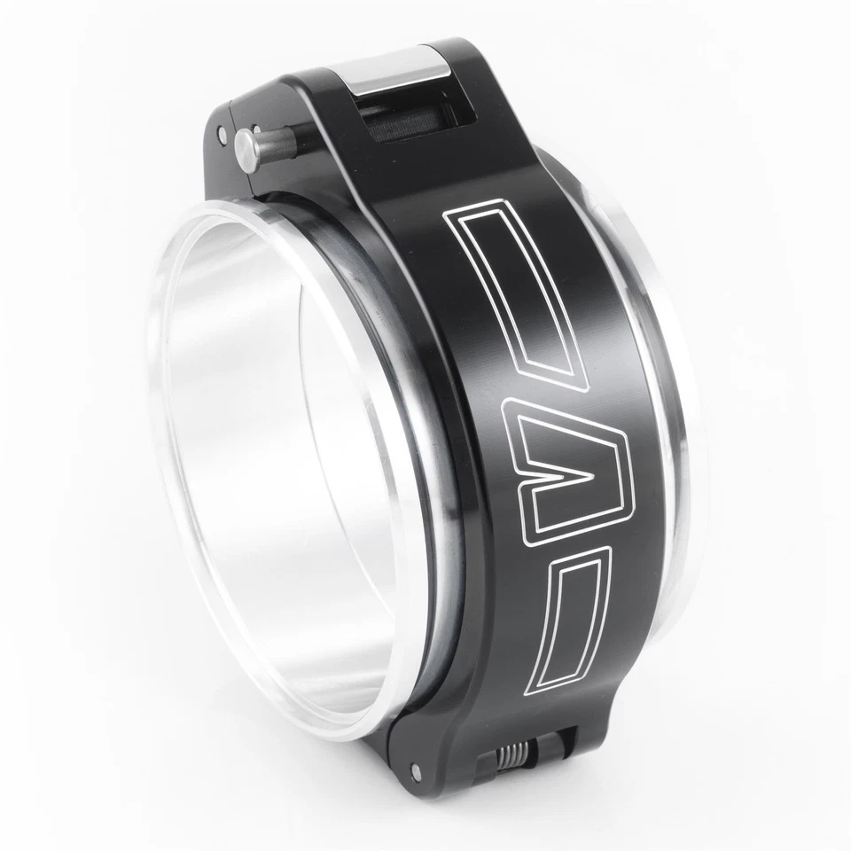 Conjunto de abrazadera sin pasador Vibrant 32516 HD 3,0 pulgadas O.D. Tubo, negro Foto 2 de 4