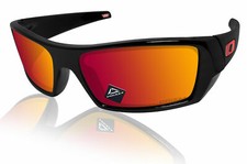 Oakley Gascan Sunglasses Polished Black Prizm Ruby Lens OO9014-44 60