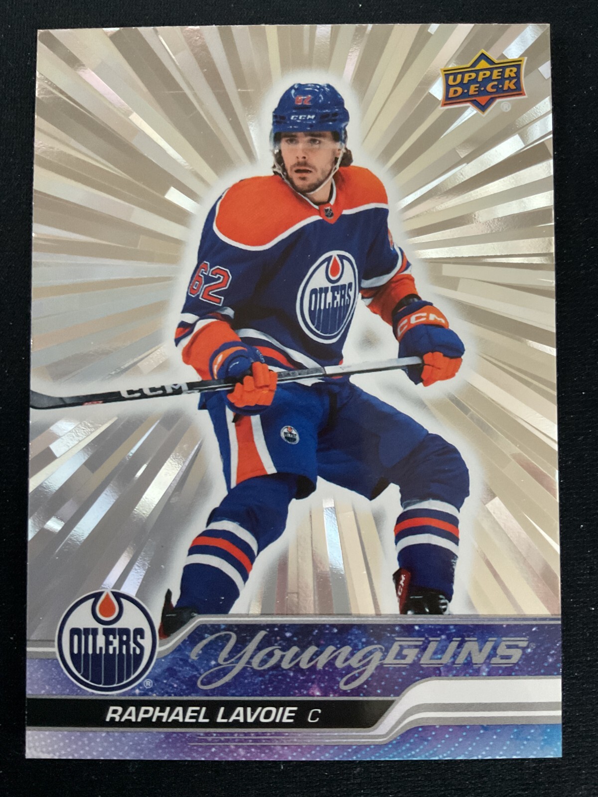 Raphael Lavoie 2023-24 Upper Deck Young Guns Outburst Parallel RC Card #499
