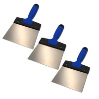3X Fugenspachtel 180Mm Dewepro FläChenspachtel Breitspachtel Spachtel Set Rakel