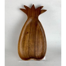 Vintage Wooden Pineapple Tray 16" Length