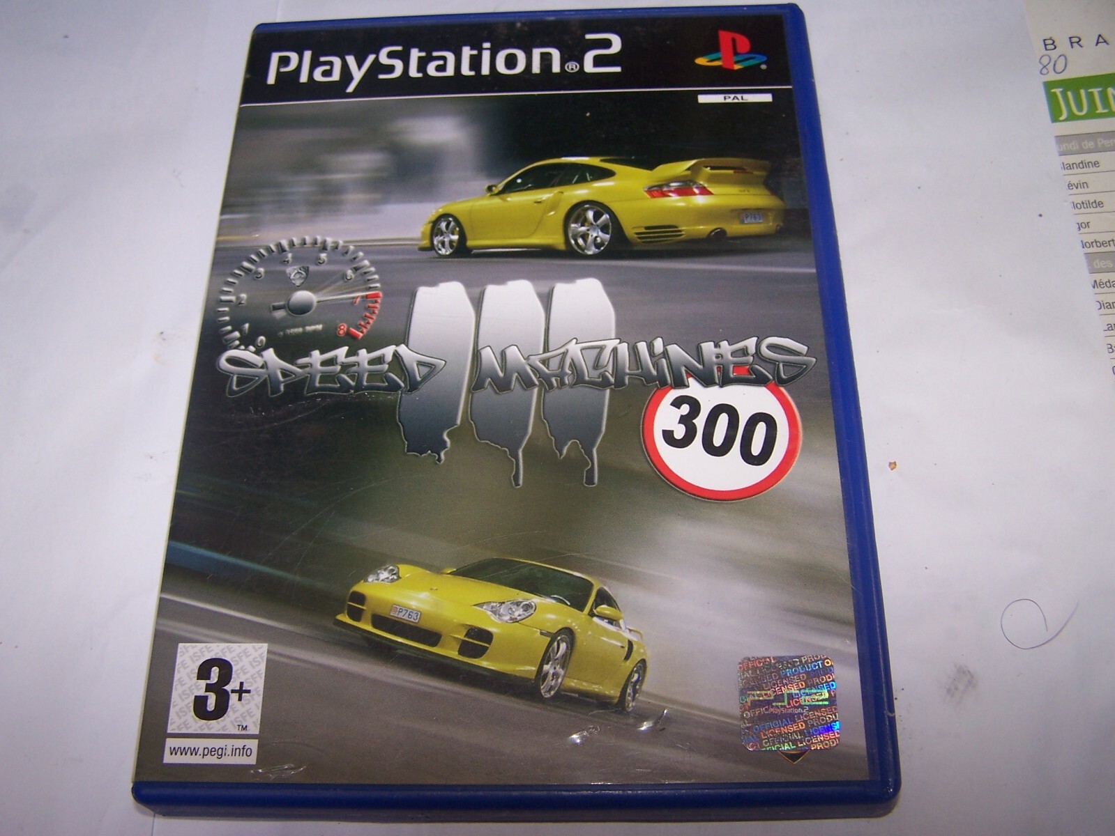 SPEED MACHINES III 3  -  PS2 - VF - BOITE CD LIVRET