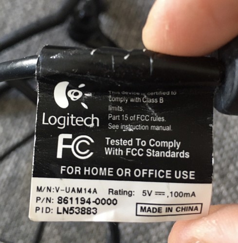 Logitech QuickCam Communicate STX USB Webcam V-UAM14A - Photo 3/5