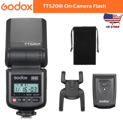 Godox TT520III Universal Flash Light Speedlite for Sony Canon Nikon Olympus 