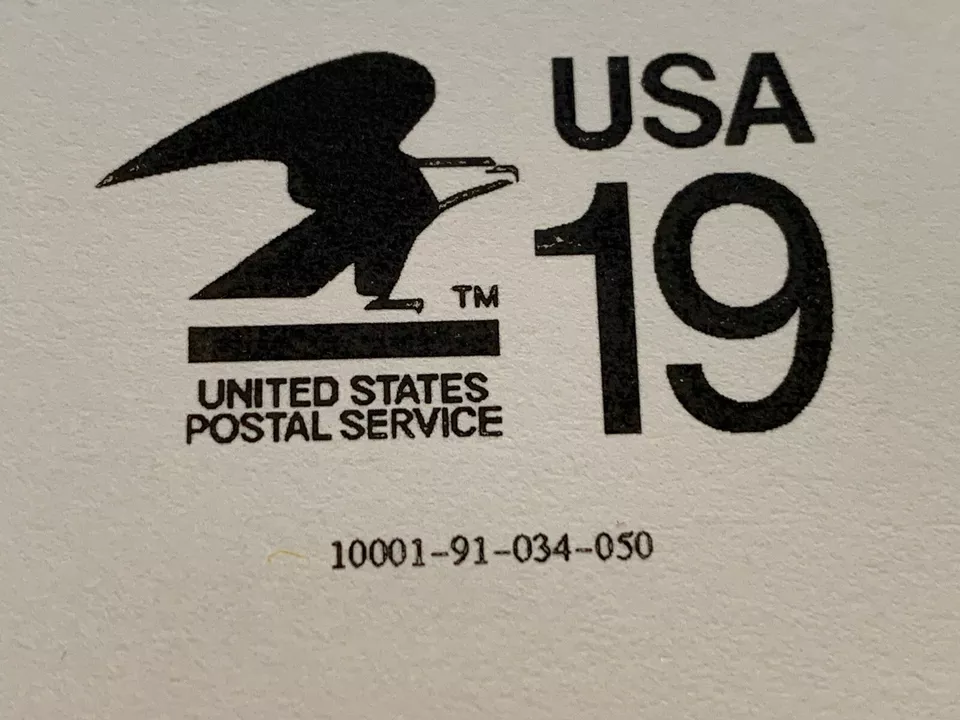 NHR US Stamps Scott CVUX2 40 Eagle Postal Buddy Card Change of Address 1991 MNH - Image 2 of 4