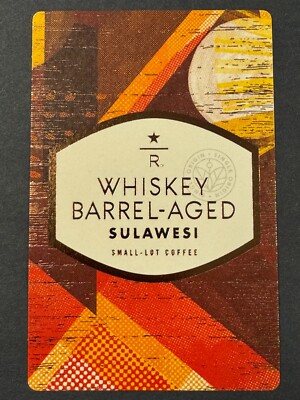 Starbucks Milano Reserve Taster Card Whiskey Barrel-Aged Sulawesi (2018)