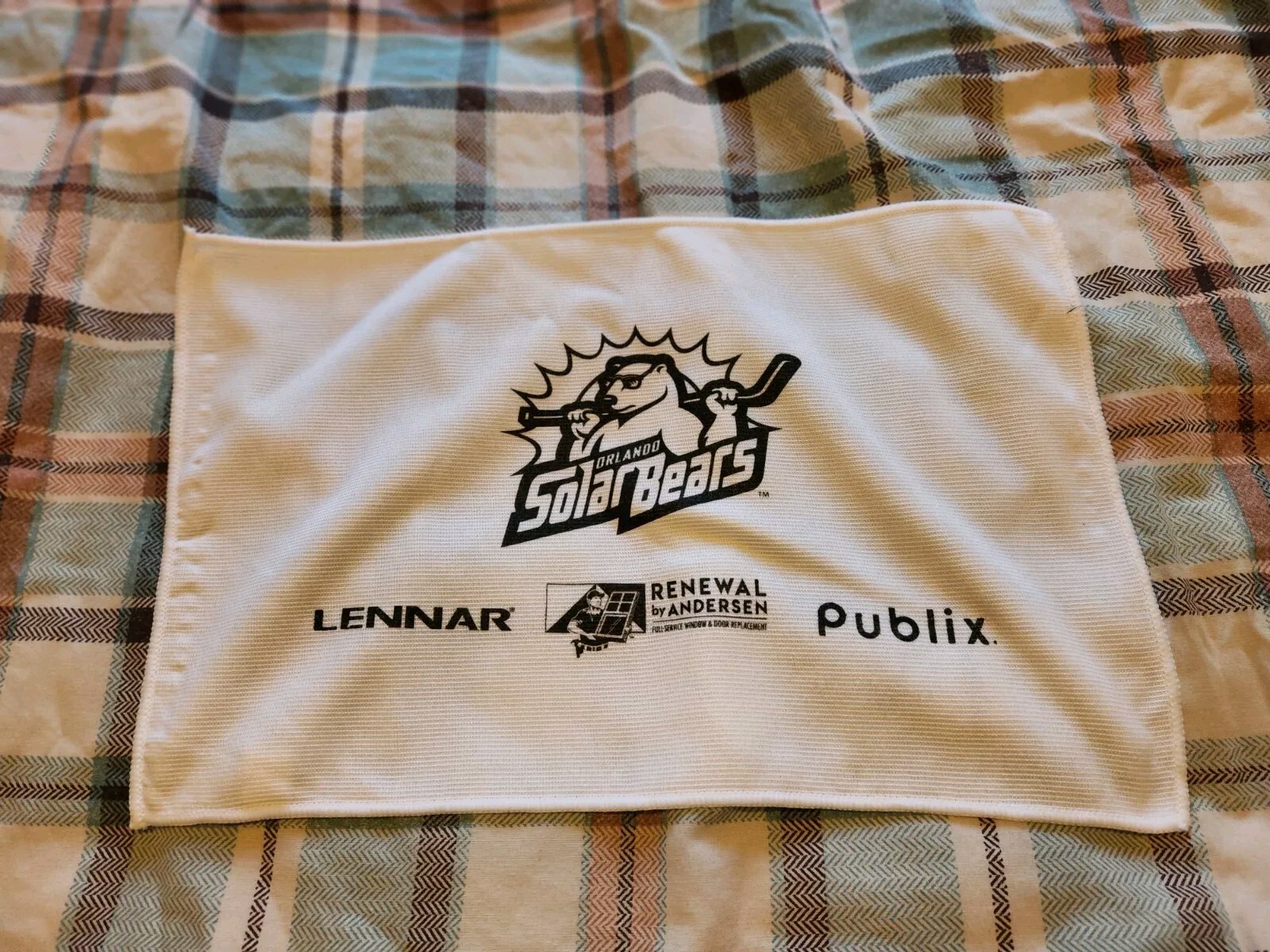 BRAND NEW  - Orlando solar bears RALLY TOWEL - Playoffs 2024 ECHL Ice Hockey
