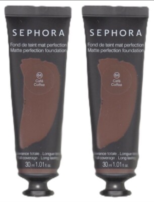 SEPHORA Collection 2 Matte Perfection Foundation Full Coverage #64 Coffee