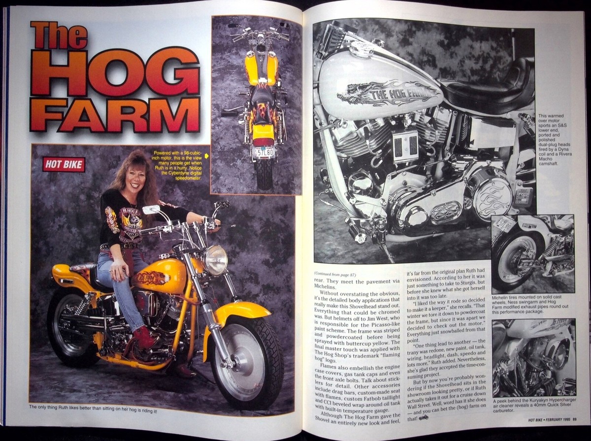 HOT ROD BIKES THE HARLEY DAVIDSON MAGAZINE, FEBRUARY 1995 HOT ROD BIKES THE HARLEY DAVIDSON MAGAZINE, FEBRUARY 1995
