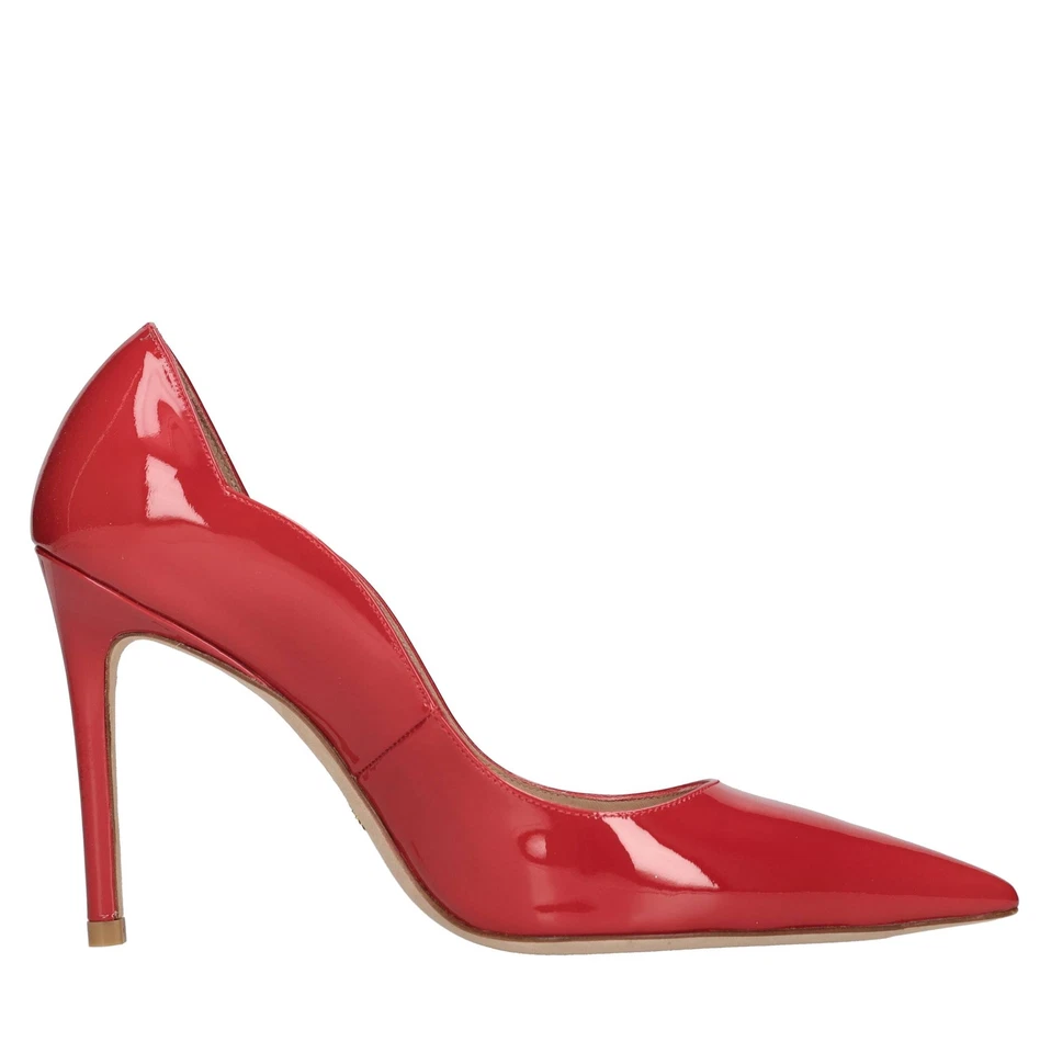 STUART 100 SCLLOP PM Décolleté STUART WEITZMAN Donna Rosso Amu032_stua - Immagine 3 di 4