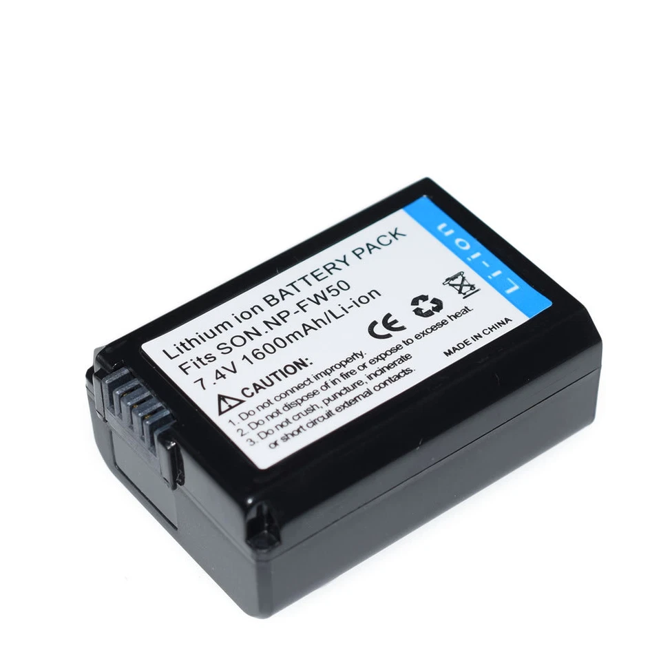 New NP-FW50 Camera Battery For Sony NEX-3 NEX-5 NEX-6 Alpha 7R A35 A55 A6000 - Image 2 of 4
