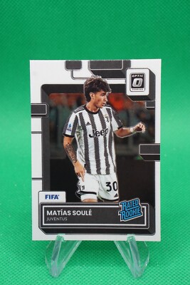 (2 Cards) 2022-23 Donruss Rated Rookies Optic #197 Matias Soule Juventus AS1
