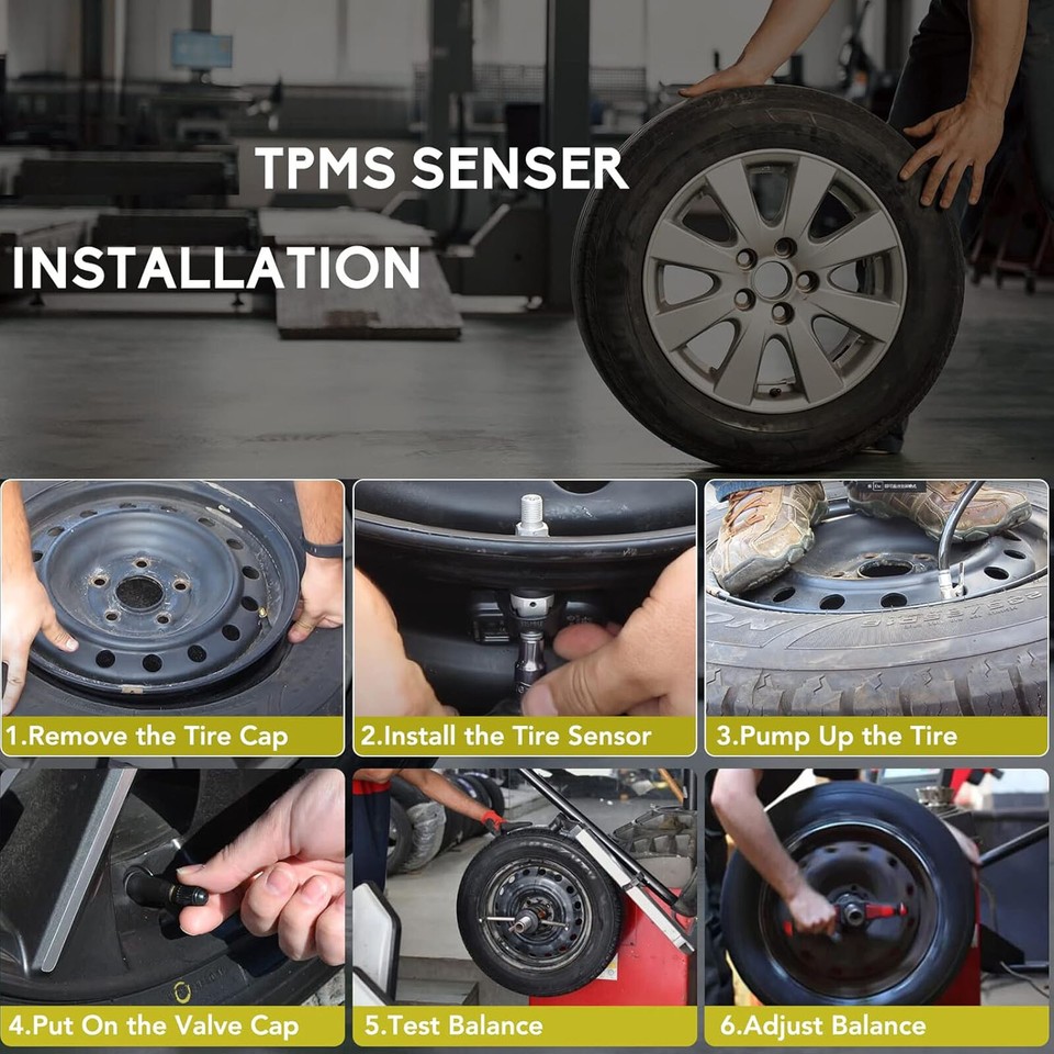 4x Programmed TPMS Tire Pressure Sensor For 2019 Ford Ranger F2GT-1A180 ...