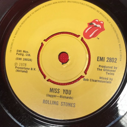ROLLING STONES Miss You 1978 UK 7" vinyl single original 45 Far Away Eyes ~ - Picture 3 of 4