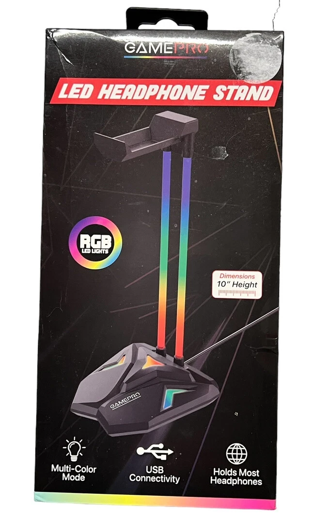 Headphone stand with led lights new arrivals