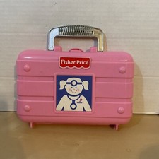 VINTAGE 2000 Pink Fisher Price Medical Nurse Doctor Kit Replacement Case ONLY