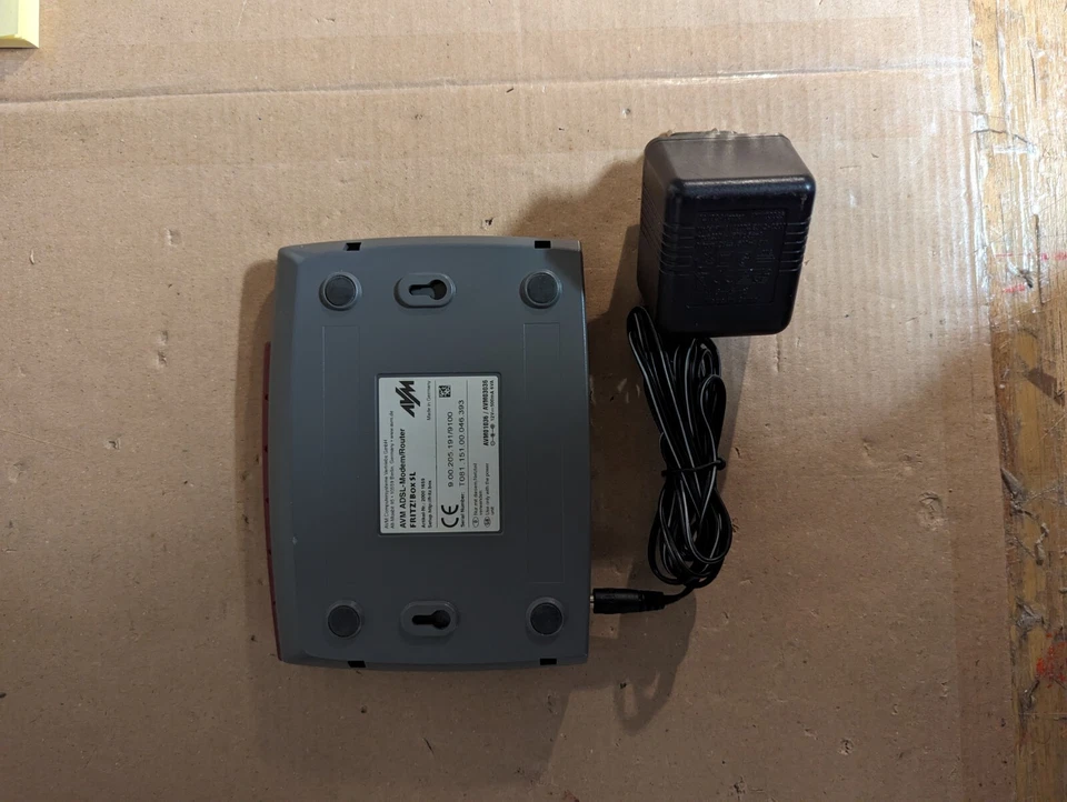 AVM Fritz!Box SL 2000 1659 + Netzteil - Bild 2 von 4