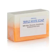 Original Triple White Soap w/ Placenta, Glutathione, 150g, 2 Bars