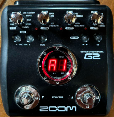 Zoom G2 Multi Effects Guiter Pedal No adpter good condition JP