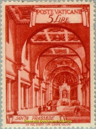 EBS Vatican City 1949 - Roman Basilicas - 122-124 - MNH** - Bild 4 von 4