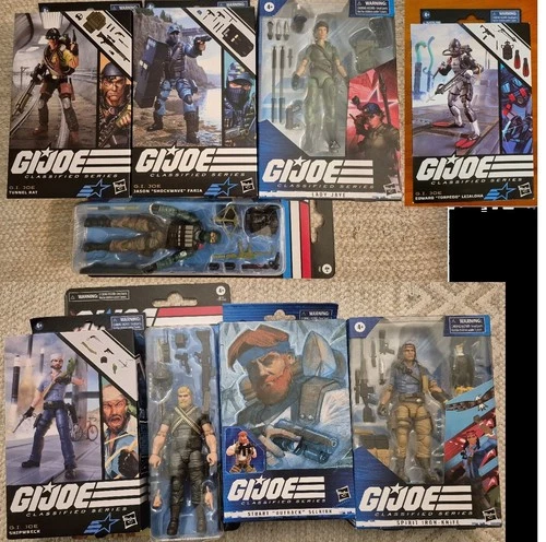 GI Joe Classified Series Retro Outback Spirt Shipwreck Shockwave Tunnel Rat Rock