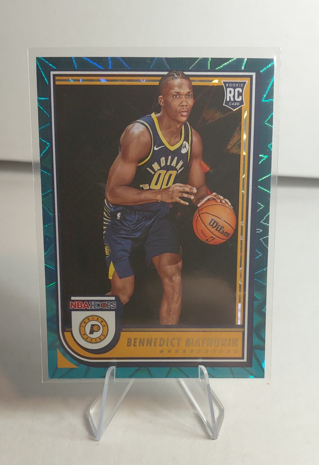 2022-23 Panini NBA Hoops - Rookies Bennedict Mathurin #236 Teal Explosion (RC)