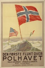 📜 Poster Spedizione Artico 1926 - Roald Amundsen & Lincoln Ellsworth 🇳🇴 -