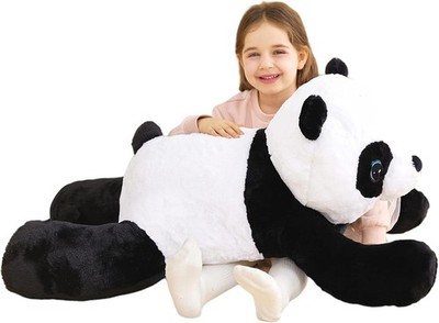 Panda Plüschtier Kuscheltier groß weich 78 cm für Kinder Geschenk Stofftier Bär
