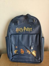 Harry Potter faux leather childrens kids backpack. School bag. Licensed