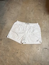 VTG Nike Shorts Mens Large White DriFIT Athletic Agassi Tennis Challenge Court