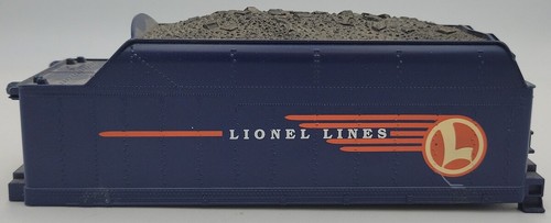 Lionel 28026-T07 O Die-Cast Lionel Lines 4-6-2 Blue Tender Shell sin pasamanos | Condition: Used