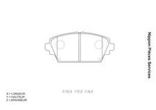 Plaquette de frein Honda N360