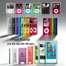 NEW Sealed Apple iPod Nano 3rd 4th 5th 6th 7th Gen 4GB 8GB 16GB MP3 Player