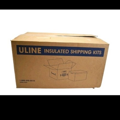 Uline Insulated Shipping Kit S-13393 Cardboard Styrofoam 17x10x8.25
