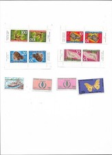 SENEGAL    TIMBRES   TETE BECHE + CAMEROUN + CENTRAFRIQUE