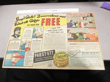 newspaper ad premium 1936 PABST-ETT flying rocket ship gyro Cliff Condit pilot