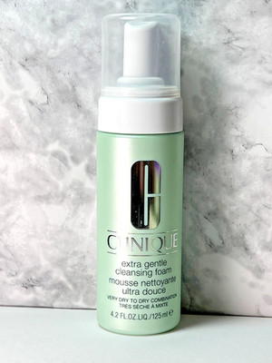 Clinique Extra Gentle Cleansing Foam Cleanser Very Dry to Dry Combination 4.2oz
